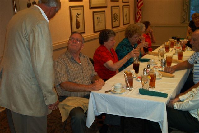 Everett Eads talking to Albert Ridner, Marie Helton Roark, Vivian Gold.jpg